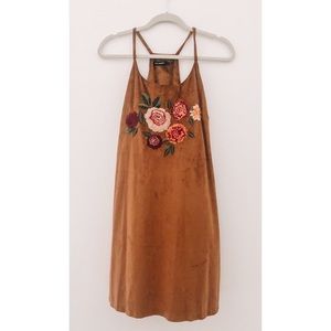 Like New- Blu Pepper Suede Dress